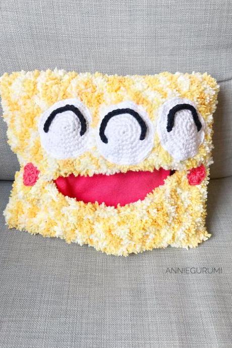 PJ Eater: Pajama Eating Monster Crochet Pattern (Digital PDF)